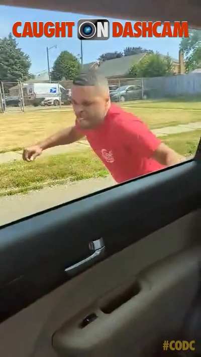 fighting a car.