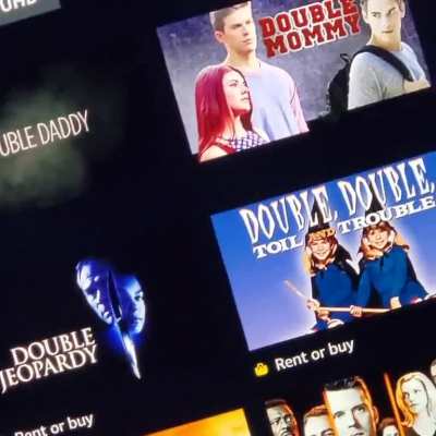 Do NOT search "double" on HBO Max.