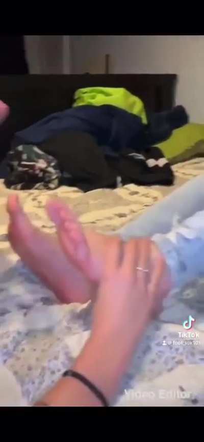 Ticklish foot worshiping teens!