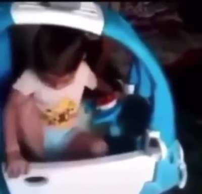 Get out of the car Timmy!!!