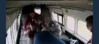 Вор в маршрутке - Jackass edition