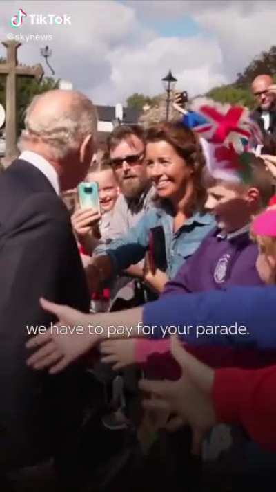 Charles being heckled today&hellip; the heckler is soon to be missing