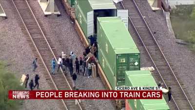 Train heist in West Side Chicago