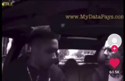 Uber driver refuses to be robbed.