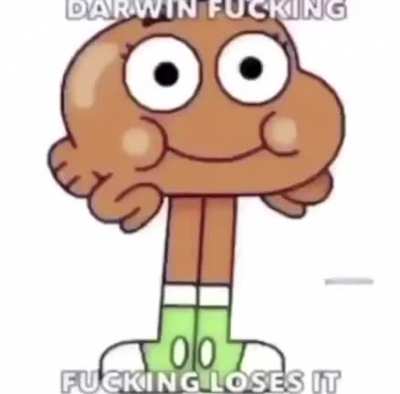 darwin fucking loses it