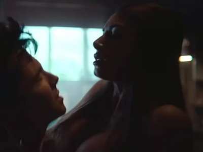 Mimi during a sex scene in &lsquo;Sex Education&rsquo;