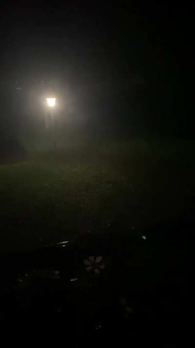 Late night smoke sesh in the rain