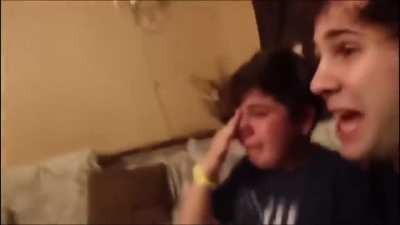 Magician makes boy disappear