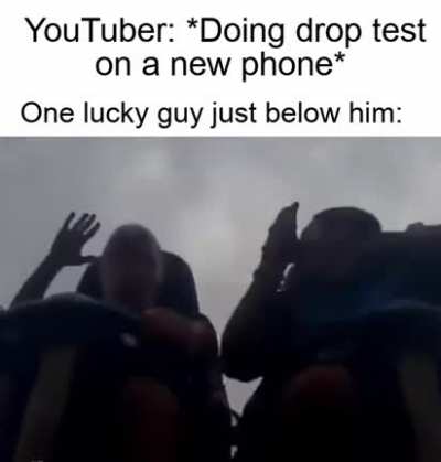 When drop test becomes giveaway