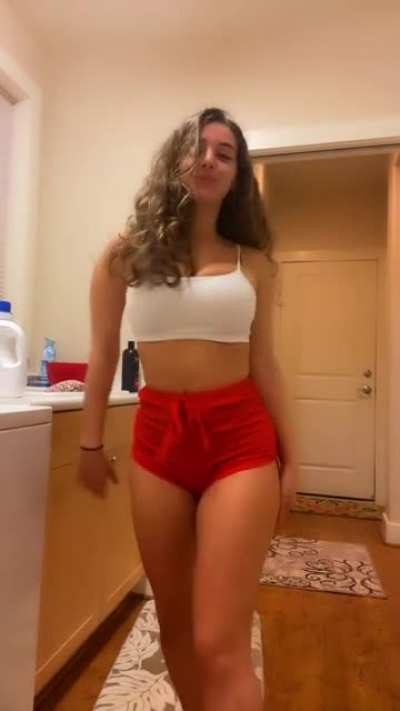 white & red