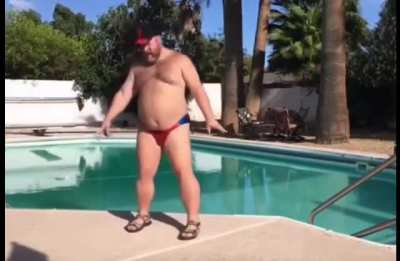 F*T man dancing