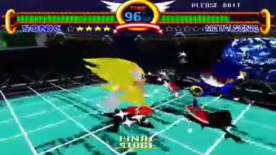 When you had enough of Metal Sonic's bullshit for the 800 time: