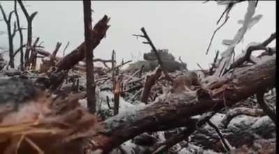 T-64BV at work in the Avdiivka direction.