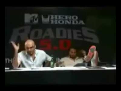 Extremely cringe video from an Indian reality show