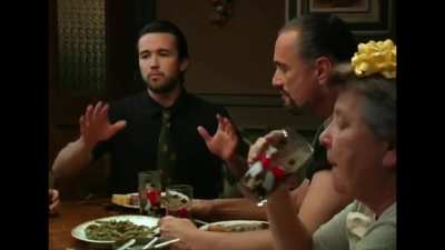 I've always liked this dinner party scene (S3E11: "Dennis Looks Like a Registered Sex Offender")