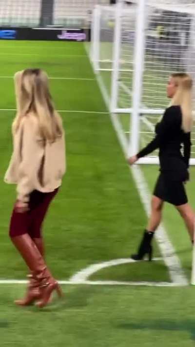 Diletta Leotta and Giorgia Rossi