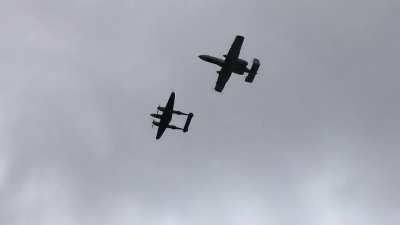 And here&rsquo;s my last one. P-38 and A-10 flyover in formation. Colorado Springs airshow 2017. [Video]