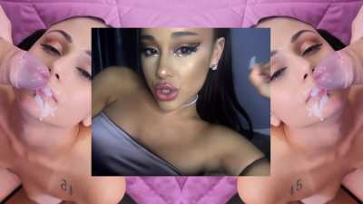 ariana grande loves cum on her face