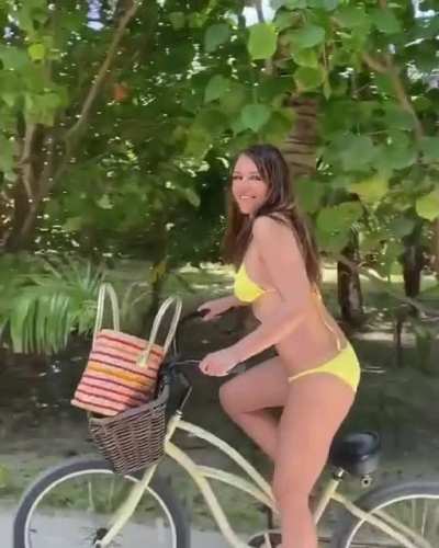 Yellow bikini
