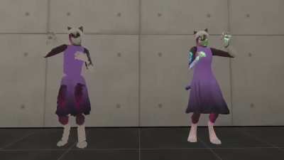 First demonstrations of imposter avatars on video!