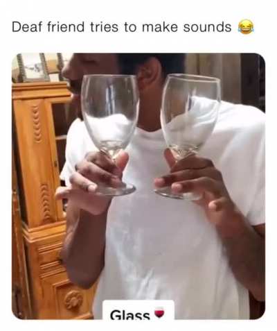 Deaf bro guesses sounds