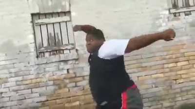 After your nine man construction team fights through a thousand gang members