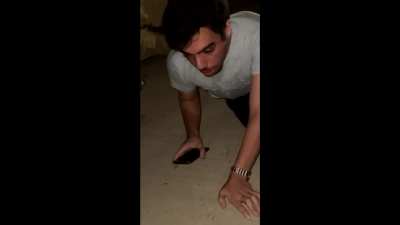WCGW trying to smoke a cigar