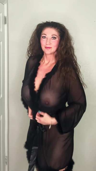 57 year old in a black robe , do I look fuckable?