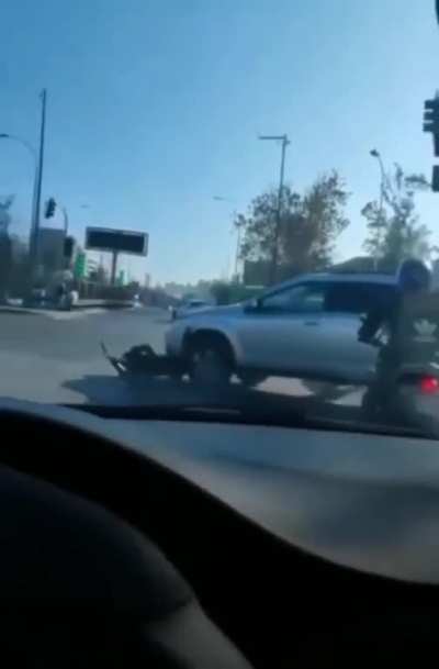 Kick my car? I'll steal yo bike!