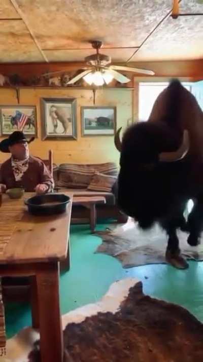 Breakfast with big boy
