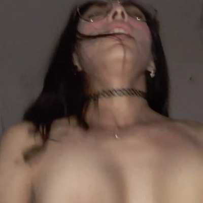 Bouncing on the cock