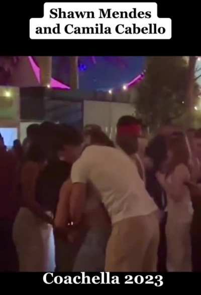 More of Shawn Mendez and Camila Cabello all over each other at Coachella.