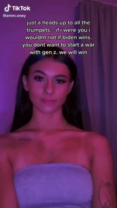 GenZ at it again, be nice in the comments or she will #cancel you