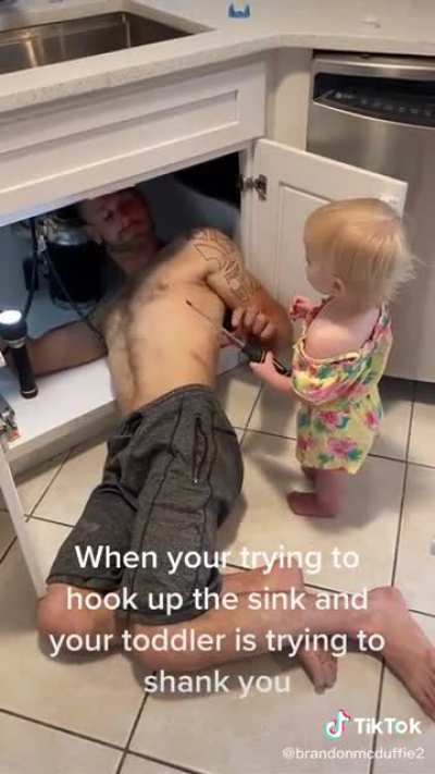 Definitely just giving him his tools