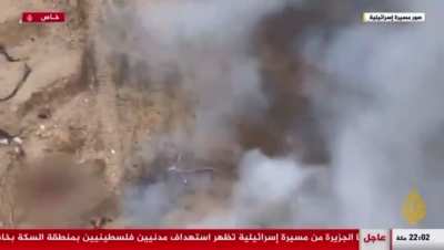 Leaked Israeli drone footage shows how Israel bombed 5 *clearly unarmed* civilians into pieces in Khan Younis in broad daylight as they walked through their destroyed neighbourhood