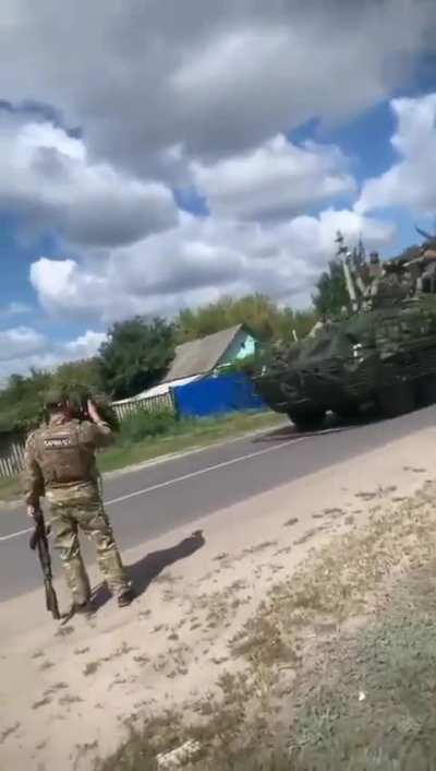 Captured Ukrainian BTR-4E in the Kursk region