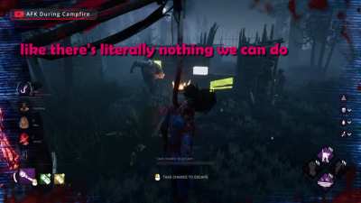 How it feels to get hit while on the hook