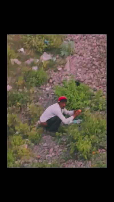 Hag rha tha patthar mar diya