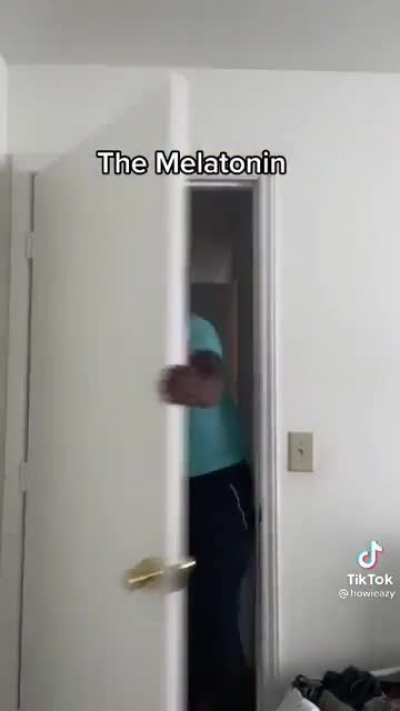 Melatonin at night