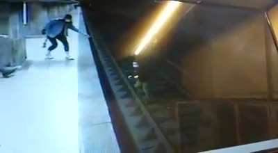 The way that the girl was saved in the last moment.