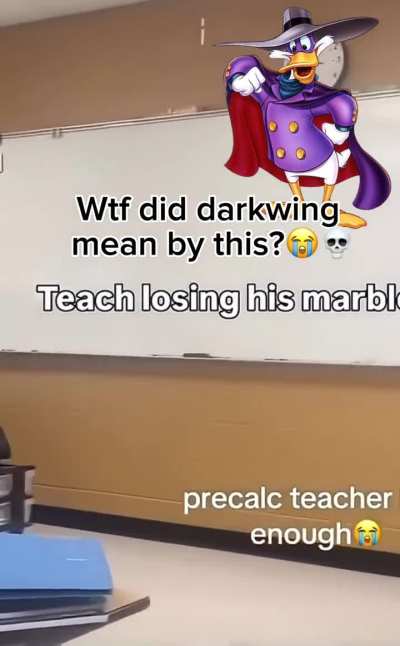 WTF did darkwing mean by this???