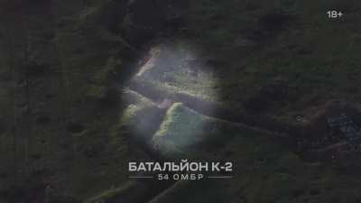 [Feature: Part 1 of 2] UA 54th Mechanized Brigade's "Battalion K-2" posted extended length footage narrating the defeat of a Russian infantry assault, picked apart after being drawn into a "kill zone" within K-2's trench system. [YouTube version / subtitl
