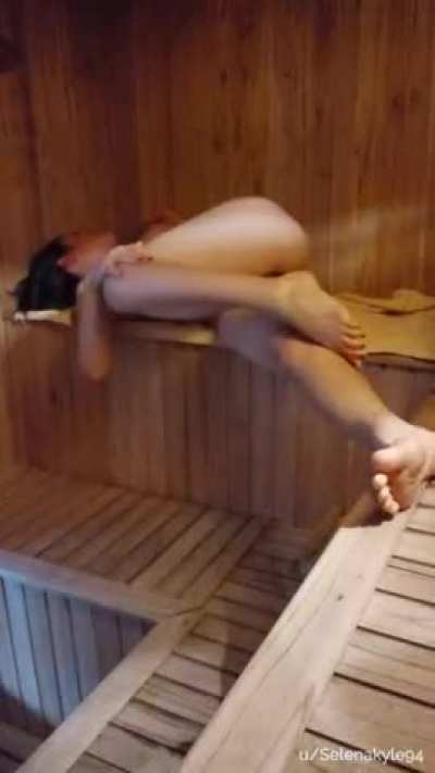 I'm a Tiny 5'2", There's Room for you in this Sauna