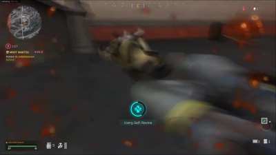 I had a "who can self-revive first" standoff