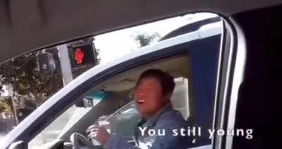 It's so funny how he just played along