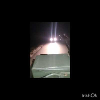 Hi, Reddit! I have a report on the purchase of a searchlight for my region, that we doing together. Yesterday it was handed over, and tonight the guys worked with it and filmed a video of their work :)