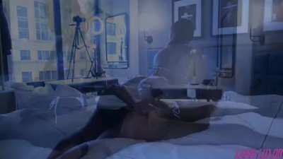 Reverse head scissoring and deep thrusting
