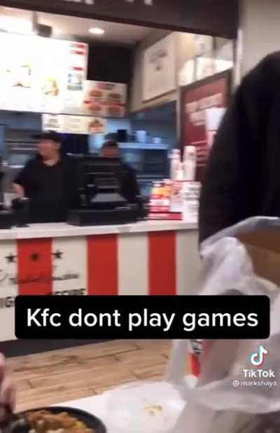 KFC employee&rsquo;s are a whole different breed