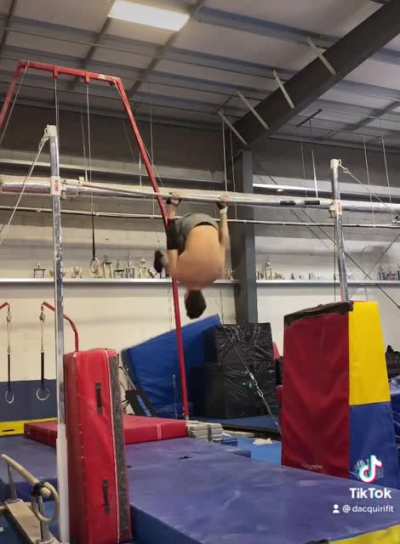 Working on some wide grip underhand front lever entries tonight for flows for those who enjoy fitness TikTok&rsquo;s.