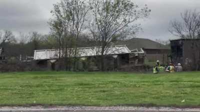 Train derailed in Manor, Tx.